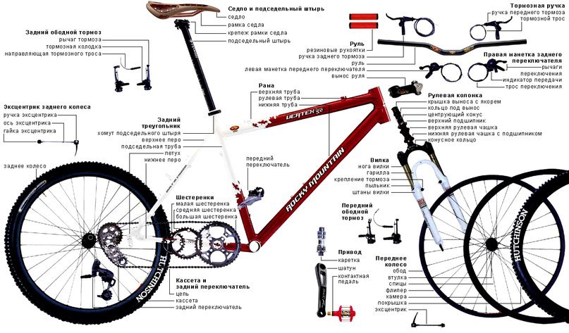 Анатомия велосипеда